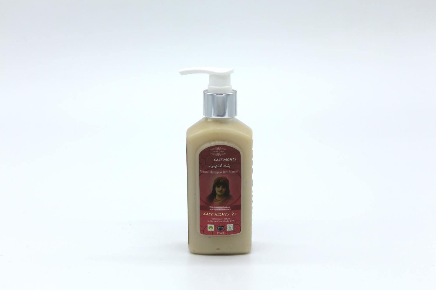 Шампунь против выпадения волос для питания фолликул и регенерации клеток Bint Mansur «Дочь победителя» с иранским медом и забрусом