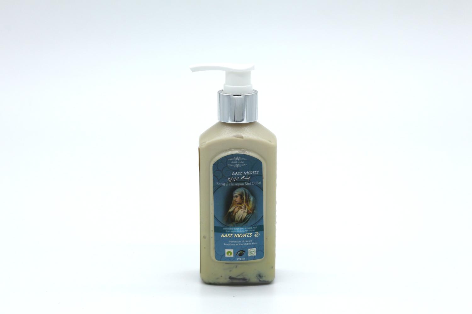 Природный шампунь для оздоровления кожи головы и волос Bint Dubai  «Дочь Дубая» с шалфеем мускатным и лакрицей