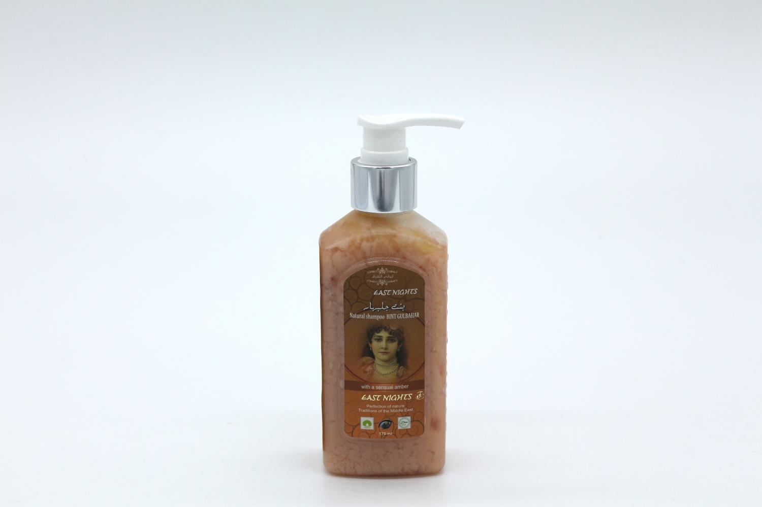 Особенный шампунь в период гормональных перестроек BINT GULBAHAR «Дочь весеннего цветка» с растительной амброй
